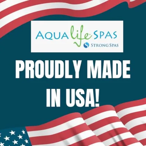 Aqualife by Strong Spas 3-4 Person Hot Tub with Hydrotherapy Jets and LED Lighting Gray Granite