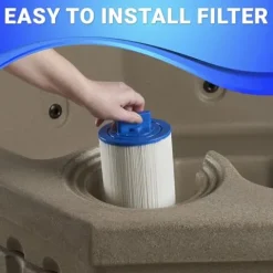 Aqualife by Strong Spas Invi Hot Tub 5-Person LED USA Cobblestone