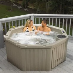 Aqualife by Strong Spas Invi Hot Tub 5-Person LED USA Cobblestone
