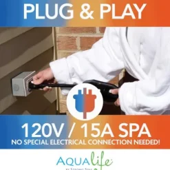 Aqualife by Strong Spas Invi Hot Tub 5-Person LED Lighting Millstone