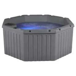 Aqualife by Strong Spas Invi Hot Tub 5-Person w/ Spa Cover & LED Lights Gray Granite