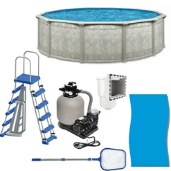 Aquarian Above Ground Swimming Pool Kit Khaki