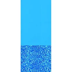 Aquarian Fuzion 24 Ft x 52 in Round Above Ground Swimming Pool Backyard Framed Pool Kit Gray