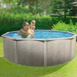 Aquarian Phoenix Steel Frame Above-Ground Pool Beige