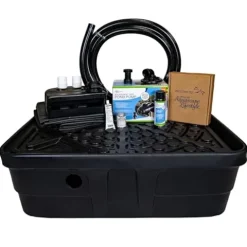 Aquascape Backyard Waterfall Fountain Kit for Landscape and Garden Black