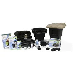 Aquascape Complete Pond Kit 8ft x 11ft with AquaSurge 3000 Pump Black