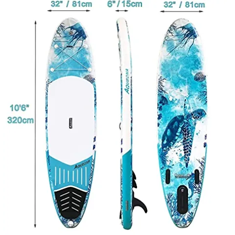 AQUBONA Inflatable Stand Up Paddle Board Ocean Blue