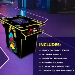 ARCADE1UP PAC-MAN Head-to-Head Arcade Table Black Series Edition