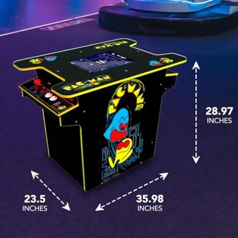 ARCADE1UP PAC-MAN Head-to-Head Arcade Table Black Series Edition
