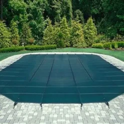 Arctic Armor Sunsolar Mesh Safety Pool Cover Blue Silver