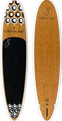 Art in Surf Da King Fun Paddle Board White