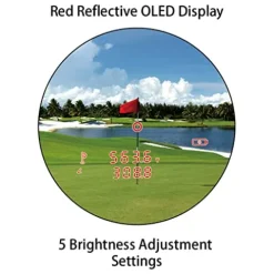 ASTRA OPTIX Golf Laser Rangefinder PRO X-1 Red OLED Display with Slope and PinLock 6×21 1760yd