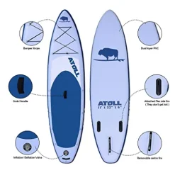 Atoll Inflatable Paddle Board Light Blue
