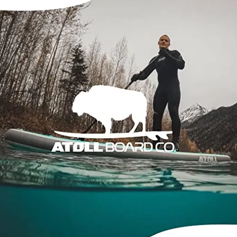 Atoll Inflatable Paddle Board with Premium SUP Accessories – 11ft Burgundy