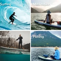 Atoll Inflatable Stand Up Paddle Board 11 Feet Army Green