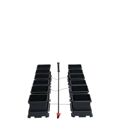 AutoPot 12 Pot Easy2Grow Hydroponic System with 2.2 Gallon Pots Black