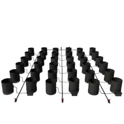 AutoPot 36 Pot GeoPot System with 5 Gallon Fabric Pots Black