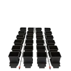 AutoPot 24 Pot Hydroponic System Black – Self-Watering, Includes AIRBASES & AIRDOMES