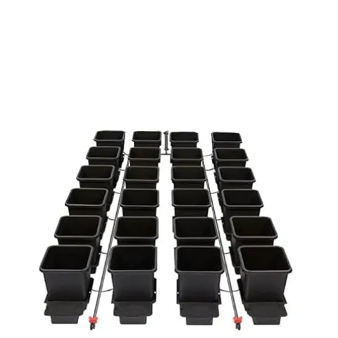 AutoPot 24 Pot Hydroponic System Black – Self-Watering, Includes AIRBASES & AIRDOMES