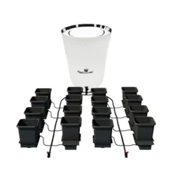 AutoPot 16 Pot Hydroponic System with AIRBASES & AIRDOMES Black