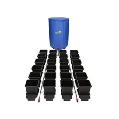 AutoPot 24 Pot Self-Watering Hydroponic System with 3.9 Gal Pots and 105 Gal FlexiTank Black
