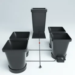 AutoPot 24 Pot XL System with 105 Gal Collapsible Reservoir – Self-Watering Hydroponic Indoor System, Black