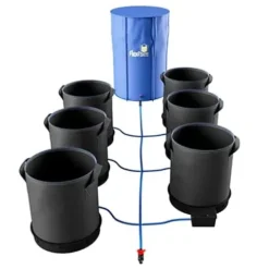 AutoPot 6 Pot XXL Hydroponic System with 13 gal Pots and 25 gal FlexiTank Black