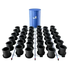 AutoPot 36 Pot XXL Hydroponic System with 9 Gallon Pots and 105 Gallon FlexiTank Black