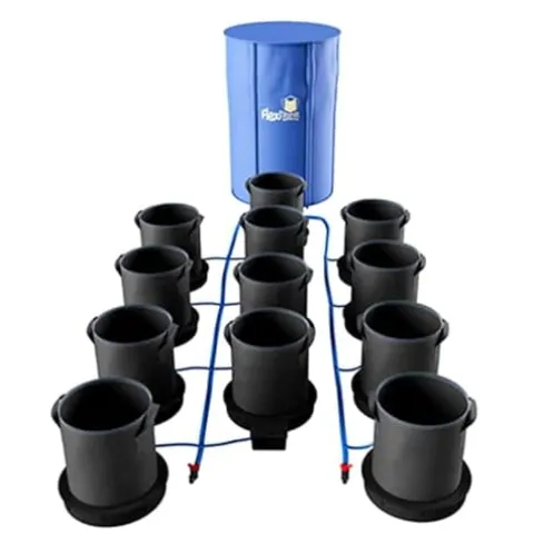 AutoPot 12 Pot XXL System with 9 Gallon Pots and 60 Gallon FlexiTank Black