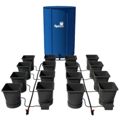 AutoPot 16Pot XL Self-Watering Hydroponic System with 6.6 Gal Pots and 60 Gal FlexiTank Black