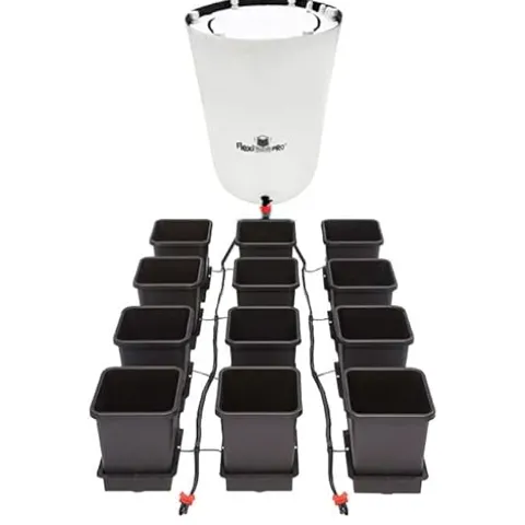 AutoPot Self-Watering Hydroponic System 12 Pot 3.9 Gallon Black