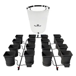 AutoPot Watering Systems 16 Pot XL Hydroponic System with 6.6 Gallon Pots and 60 Gallon FlexiTank Black