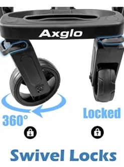 Axglo Flip n’ Go Pro Golf Push Cart White/Grey