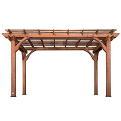 Backyard Discovery 14′ x 10′ Pergola Medium Brown