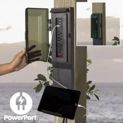 Backyard Discovery Somerville Cedar Wood Pergola Kit Barnwood Grey