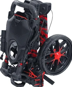 Bag Boy Nitron 3 Wheel Golf Push Cart Red/White/Blue Camo