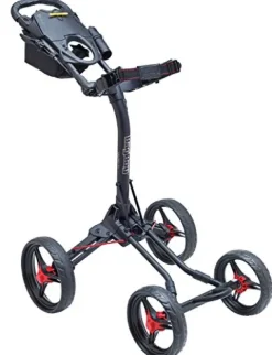 Bag Boy Quad XL Golf Cart Matte Black/Red