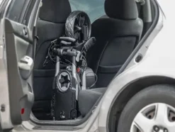 Bag Boy Slimfold 3 Wheel Golf Push Cart Silver/Black