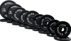 BalanceFrom Cast Iron Olympic 2-Inch Plate Weight Plate Style #2