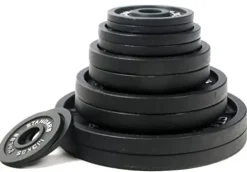 BalanceFrom Cast Iron Plate Weight Plate for Strength Training and Weightlifting Style #2