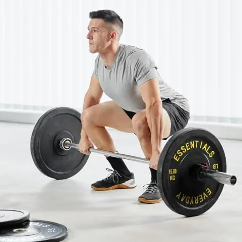 BalanceFrom Olympic Bumper Plate Set Black