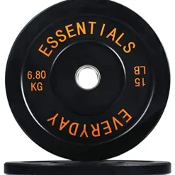 BalanceFrom Olympic Bumper Plate Set Black