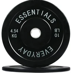 BalanceFrom Olympic Bumper Plate Weight Plate Set Black