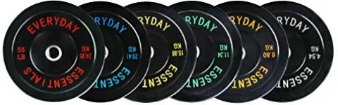 BalanceFrom Olympic Bumper Plate Weight Plate Black