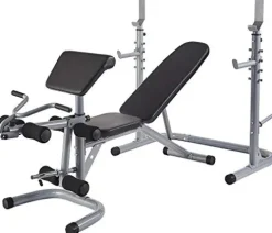 BalanceFrom Olympic Workout Bench Gray