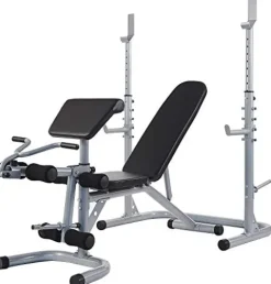 BalanceFrom Olympic Workout Bench Gray