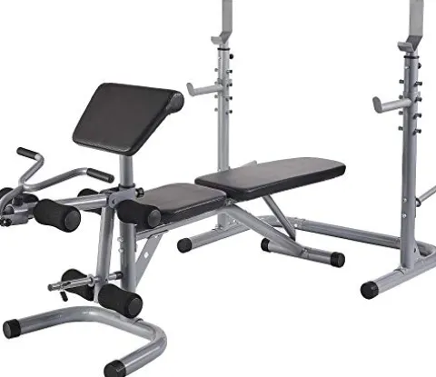 BalanceFrom Olympic Workout Bench Gray