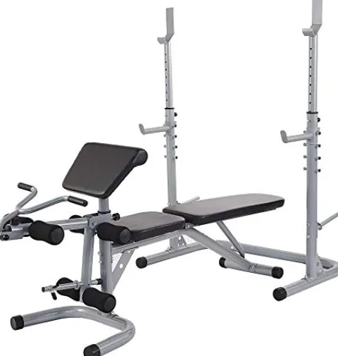 BalanceFrom Olympic Workout Bench Gray
