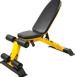 BalanceFrom Weight Bench Yellow/Black