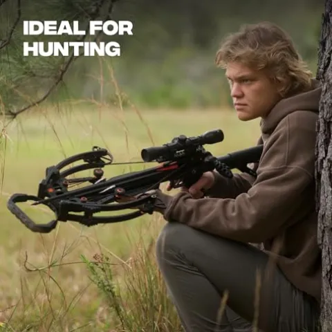 BALLISTA MegaBat Crossbow for Hunting and Fishing Black